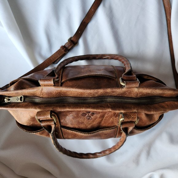 Patricia Nash Leather Brown Crossbody Bag /Handbag - Picture 9 of 16